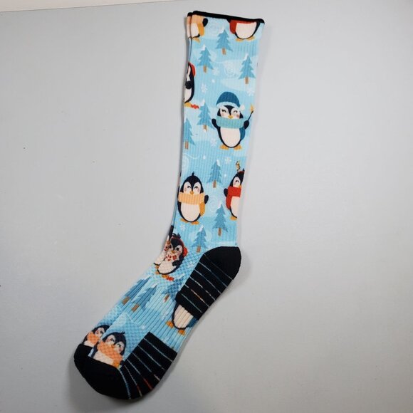 Viasox Easy Stretch Penguin Parade Compression Socks Women Size Large NWT - Picture 5 of 6